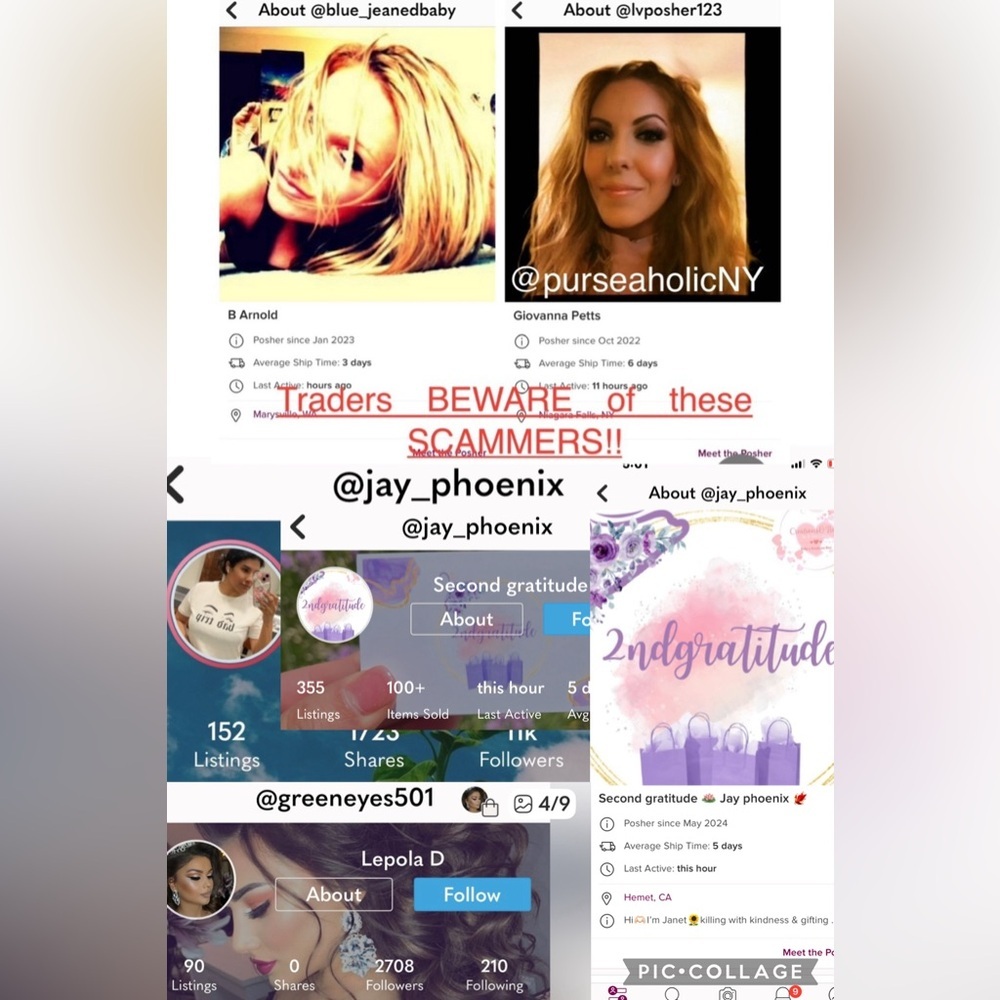 Traders BEWARE!! SCAMMERS ALERT!!‼️ See all pics and read description!!